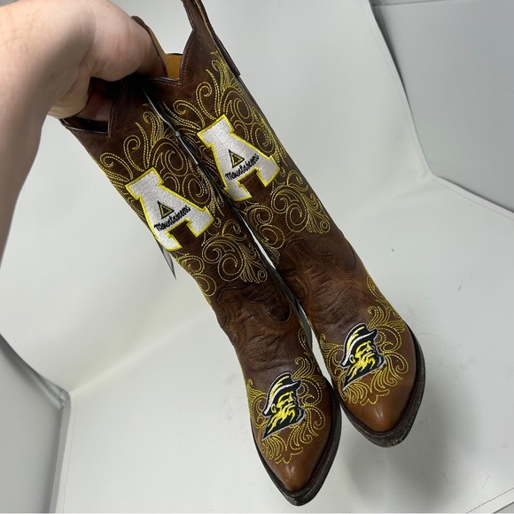 Gameday boots Appalachian State Mountaineers Leather Cowboy Boot university - Picture 6 of 14